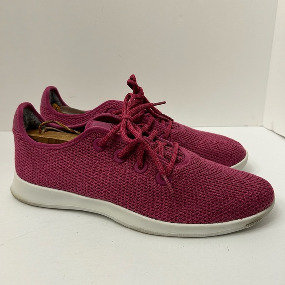 Allbirds Mens TR Tree Runners Pink Nikau Tourmaline Shoe Size 12 Limited Edition - Picture 1 of 9